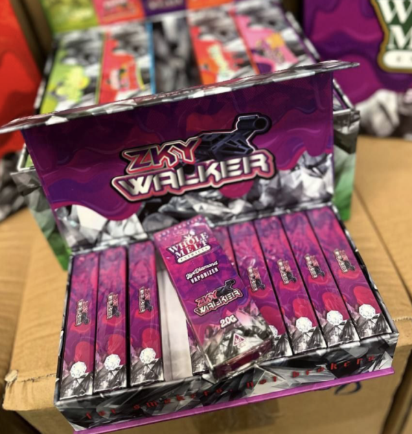 Whole Melt Extracts ZKY WALKER 2g Disposable Vape. Pack of 10