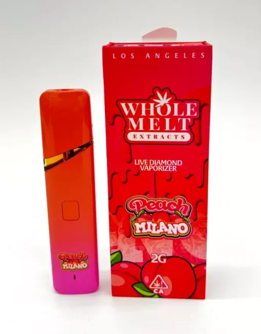 Whole Melt Extracts Peach Milano 2 Gram Vaporizer