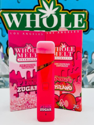 Whole Melt Extracts Pink Zugar 2 gram Disposable Vape Pen
