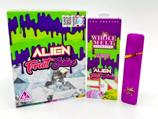Whole Melt Extracts Alien Fruit Juice 2g fruit flavor Live Resin Vape