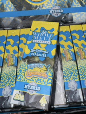 Whole Melt Extracts Frozen Lemonade 2 gram Live Resin Vaporizer