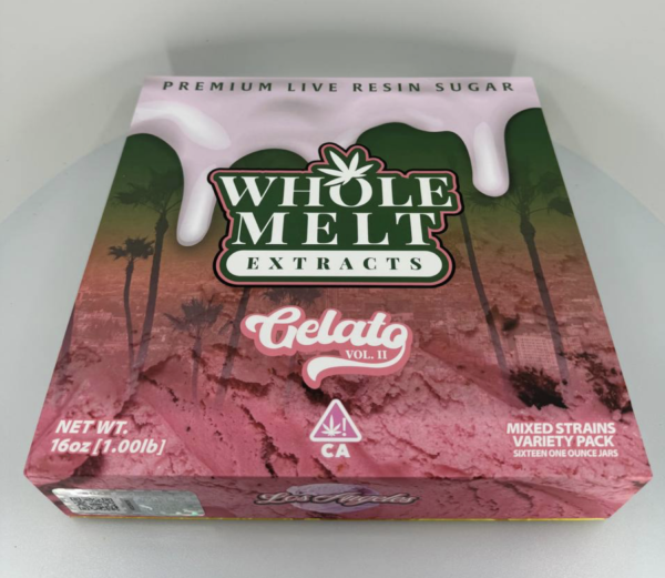 Whole Melt Extracts Gelato Edition: Dessert Inspired Cannabis Variety Concentrates
