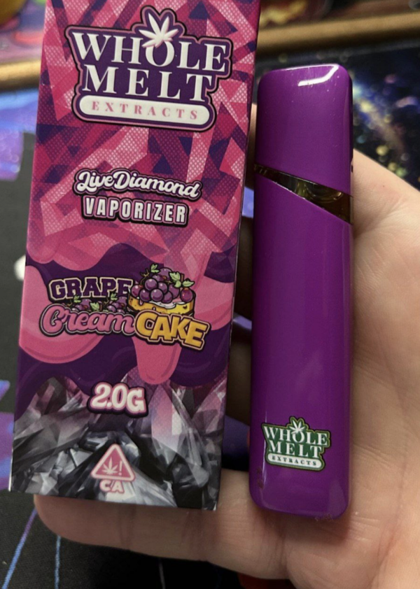 Whole Melt Extracts Grape Cream Cake two gram Live Resin Pen