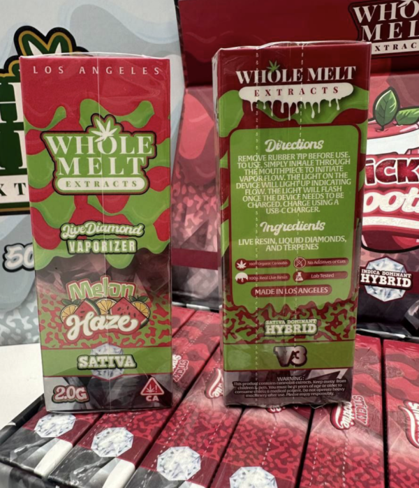 Whole Melt Extracts Melon Haze 2g Vaporizer