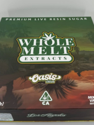 Whole Melt Extracts Oasis Edition premium cannabis concentrate collection with 16 unique flavors