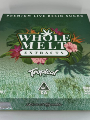 Whole Melt Extracts Tropical Edition premium live resin sugar with exceptional purity