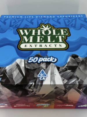 Whole Melt Extracts Vape 50 Pack – Bulk Variety Live Resin Disposables Vapes