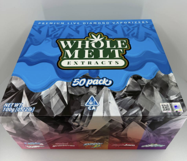 Whole Melt Extracts Vape 50 Pack – Bulk Variety Live Resin Disposables Vapes