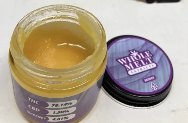 Whole Melt Extracts Badder premium cannabis concentrate with creamy texture