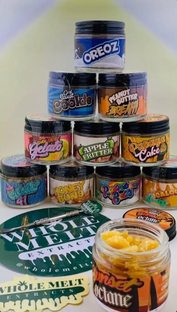 Whole Melt Extracts Wholesale premium cannabis concentrates with rich cannabinoid and terpene profiles