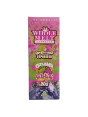 Whole Melts 2G Guava Glue Indica Disposable device and packaging