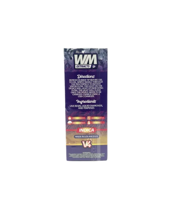Whole Melts 2G Blackberry Fire Indica Disposable