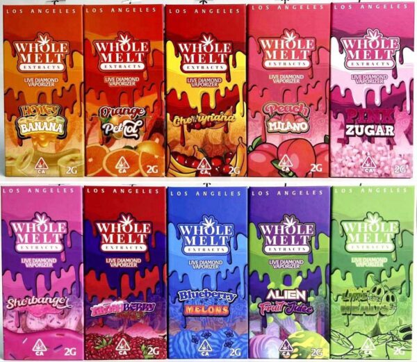 Whole Melts 2G Blue Master Box (100 Disposable Vapes, 10 Flavors)