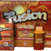 Whole Melts 2g Cactus Coolerz x Fusion Sativa Disposable, device and box