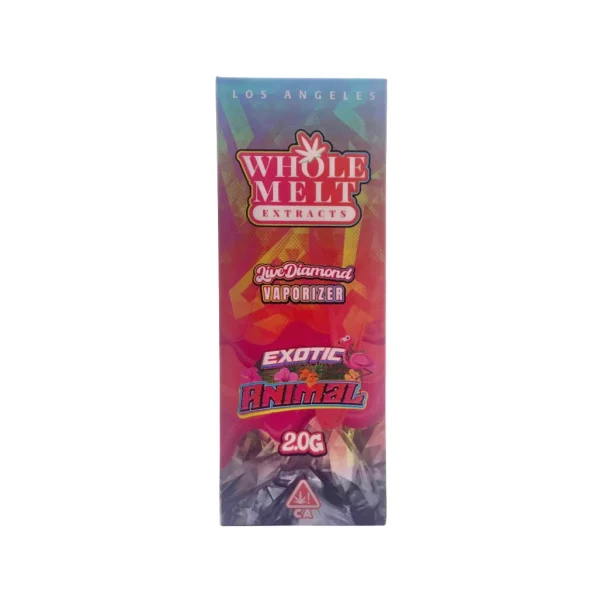 Whole Melts 2G Exotic Animal Hybrid Disposable, device packaging