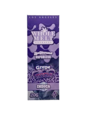 Whole Melts 2G Grape Mochi Hybrid Disposable, device and packaging